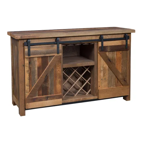 Barn Door Wine Server