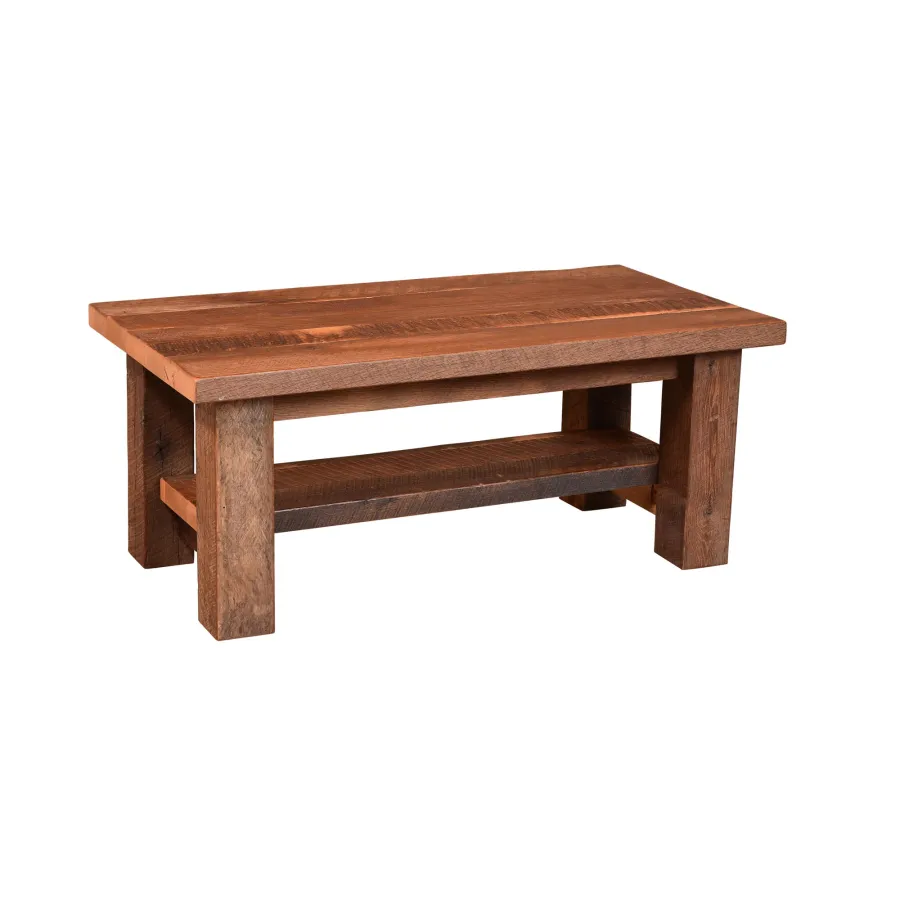 Almanzo Coffee Table with Shelf