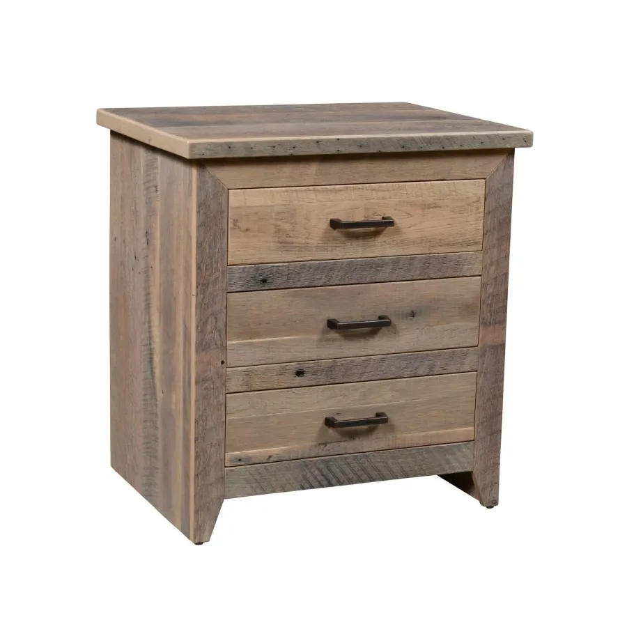 Midland 3-Drawer Nightstand